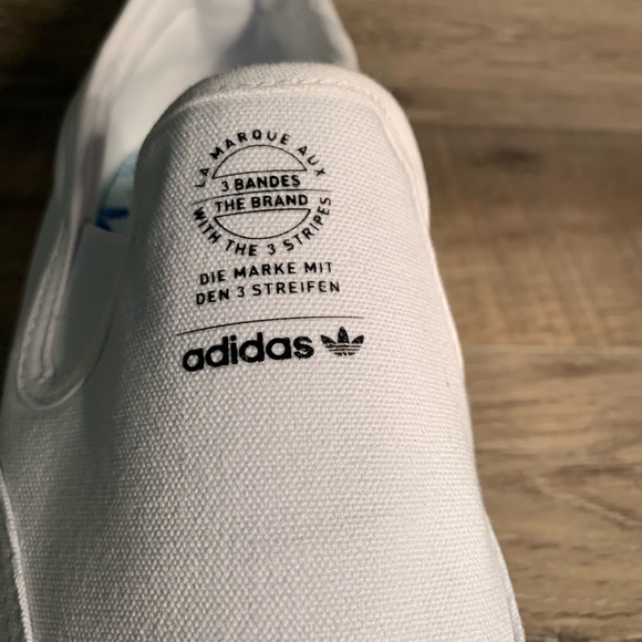 Adidas Nizza RF Slip On Shoes White / Off White - Picture 5 of 6